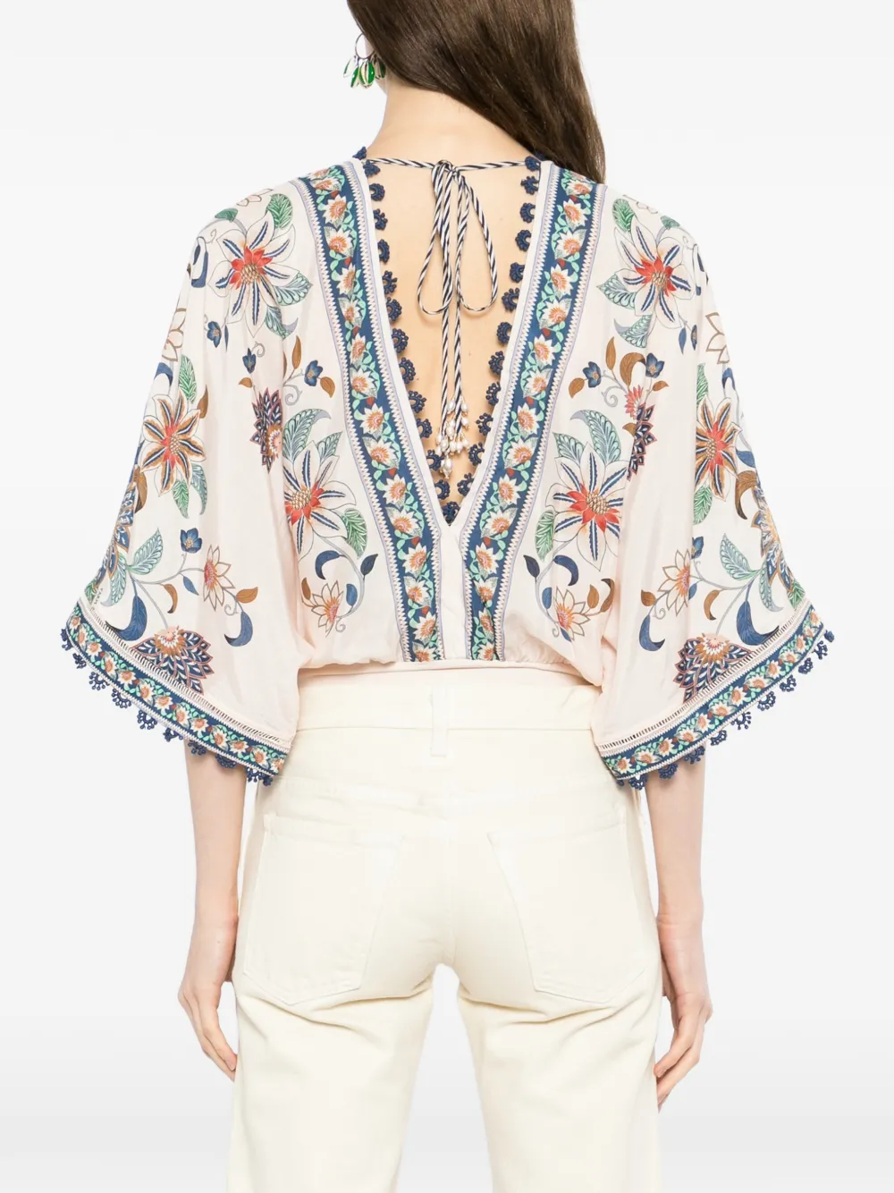 FARM Rio Blouse met bloemenprint Roze