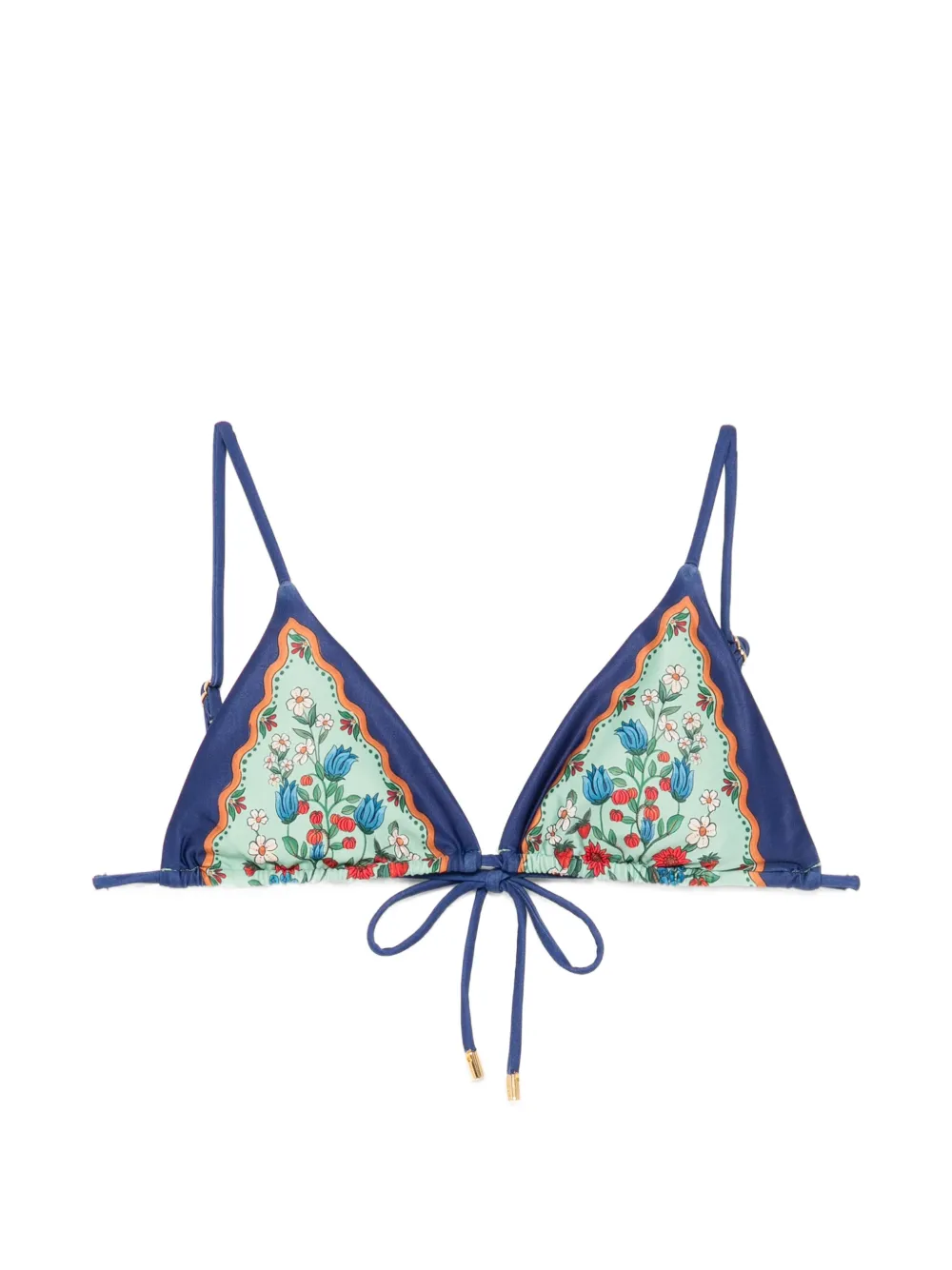 FARM Rio Top bikini a triangolo - Verde