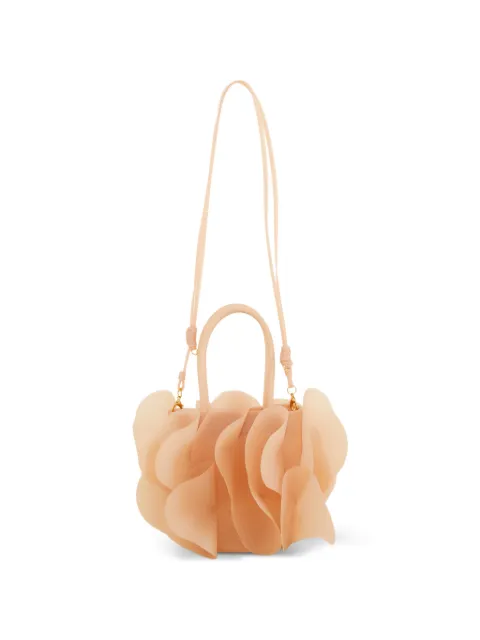 FARM Rio flower appliqué tote bag