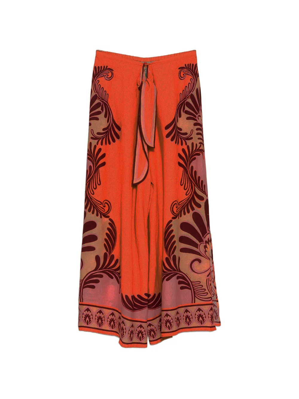 FARM Rio printed trousers - Arancione