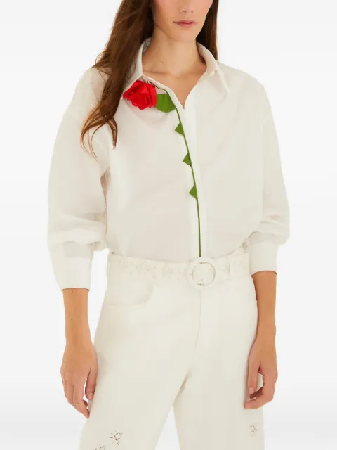 FARM Rio rose-detail shirt
