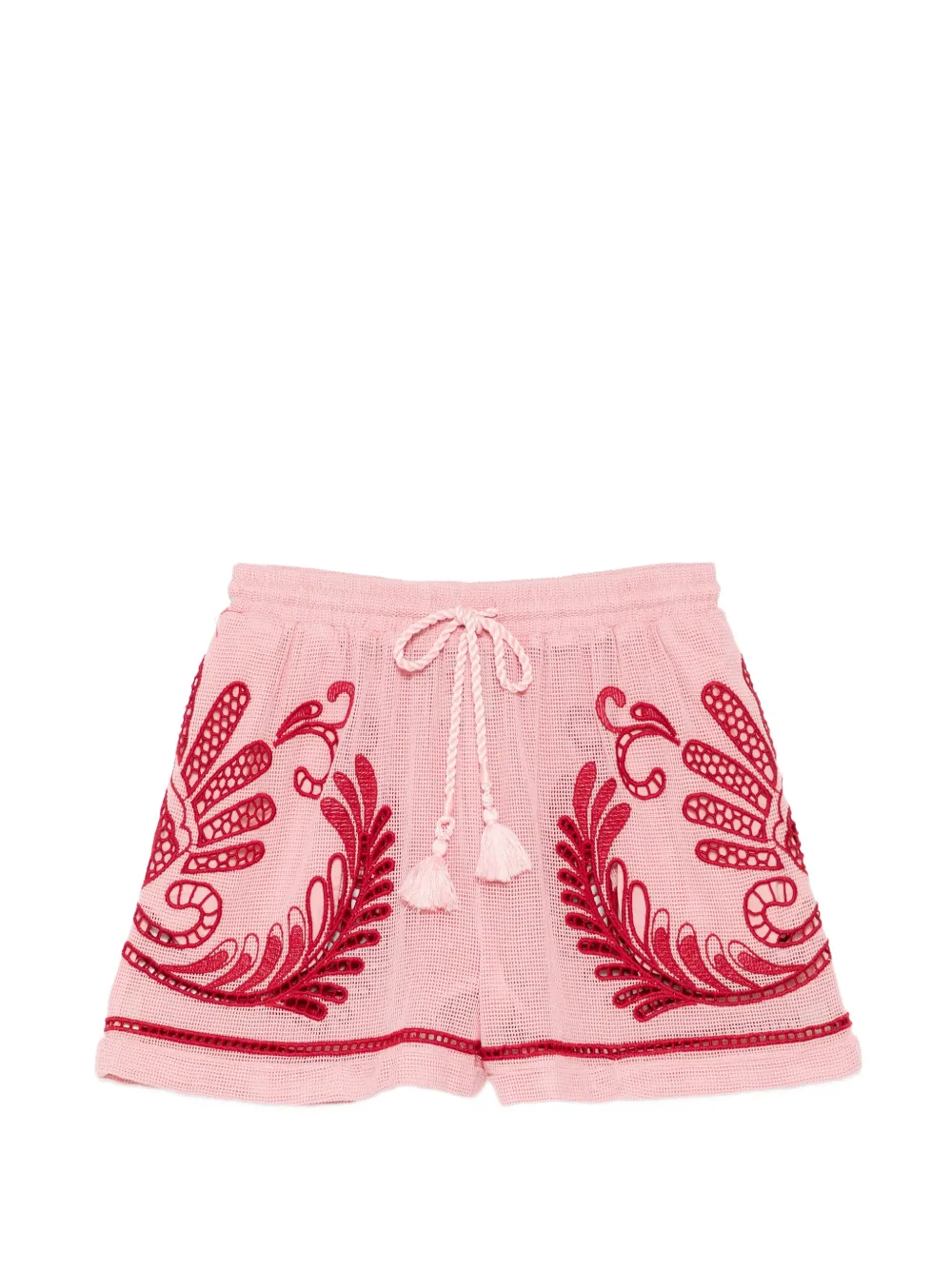 FARM Rio Shorts con ricamo - Rosa
