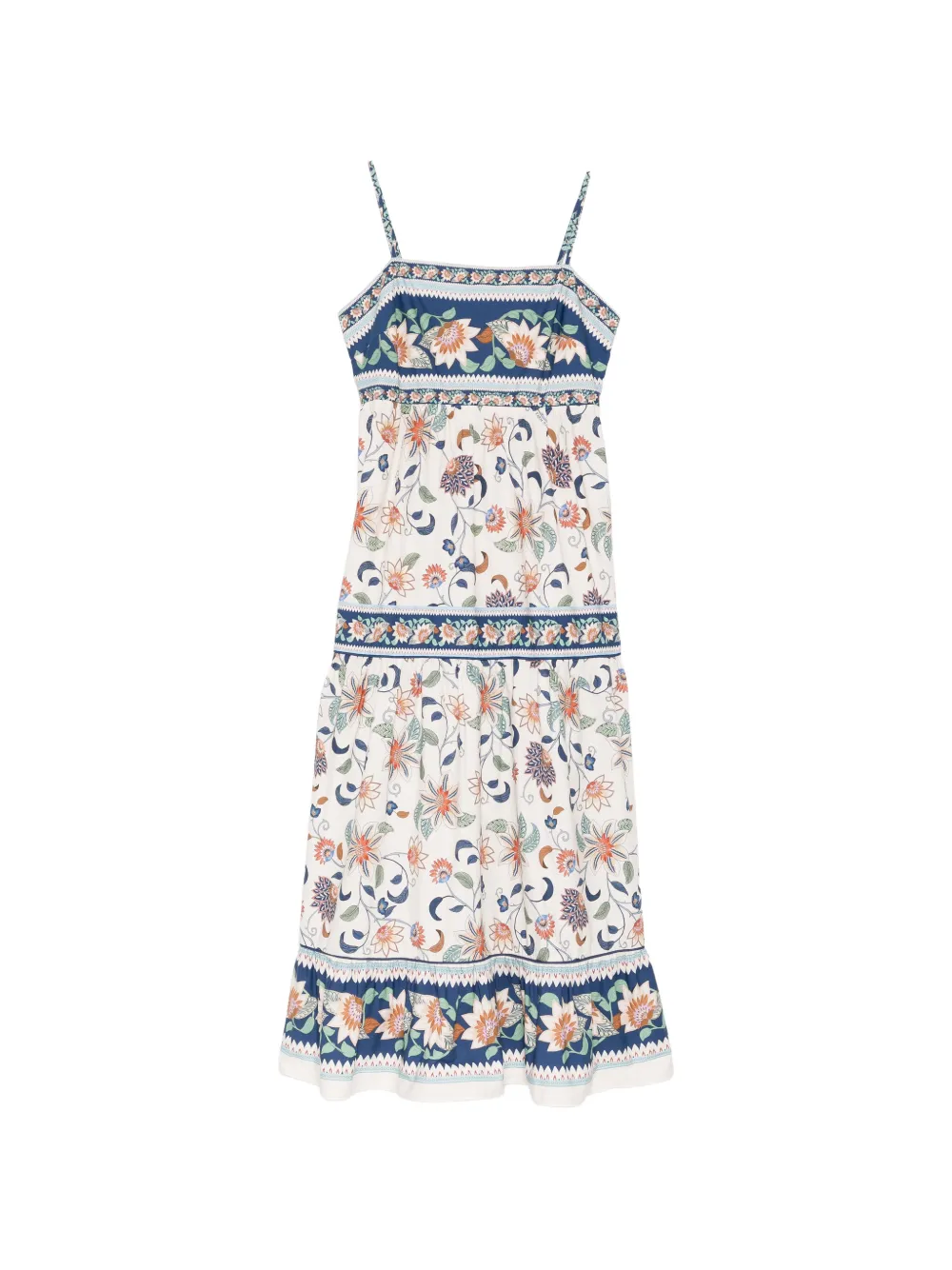 FARM Rio floral tapestry maxi dress - Toni neutri