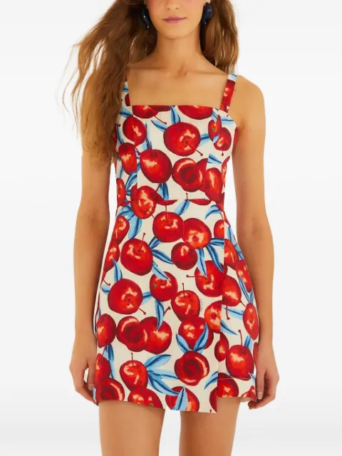 FARM Rio cherry-print mini dress