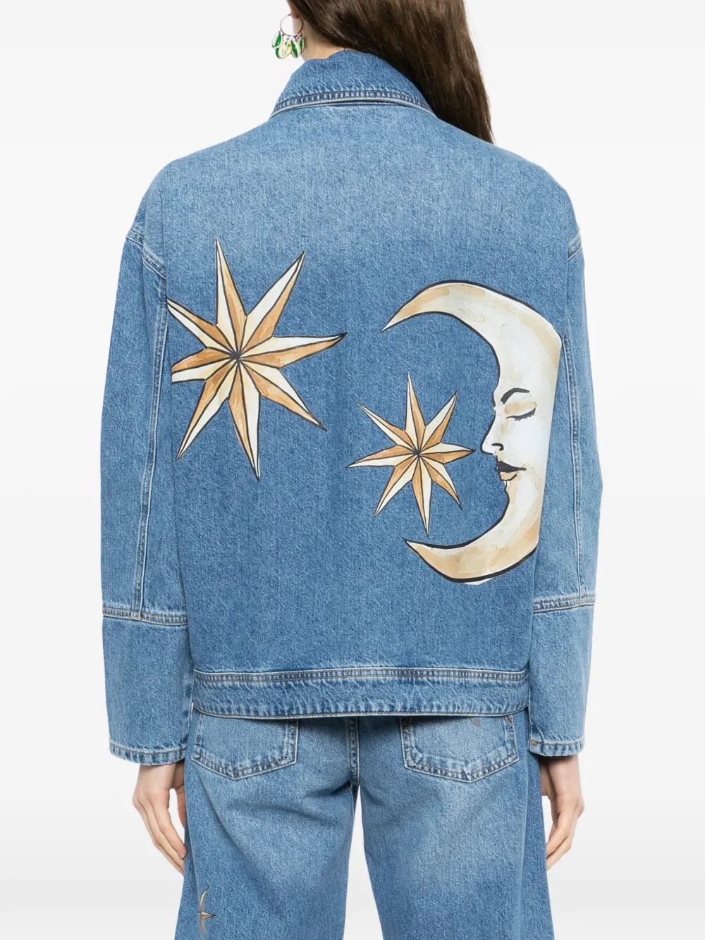 FARM Rio Jack met print Blauw