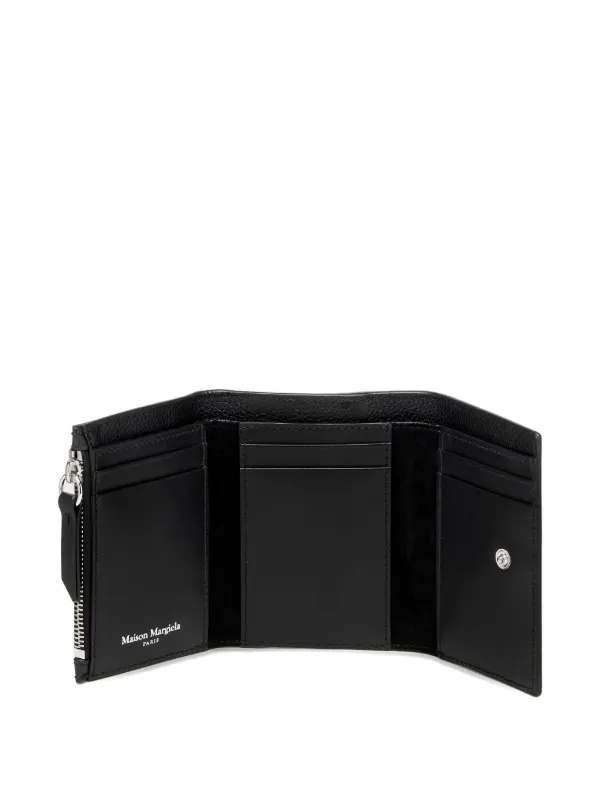 Maison Margiela Zip Wallet | Black | FARFETCH