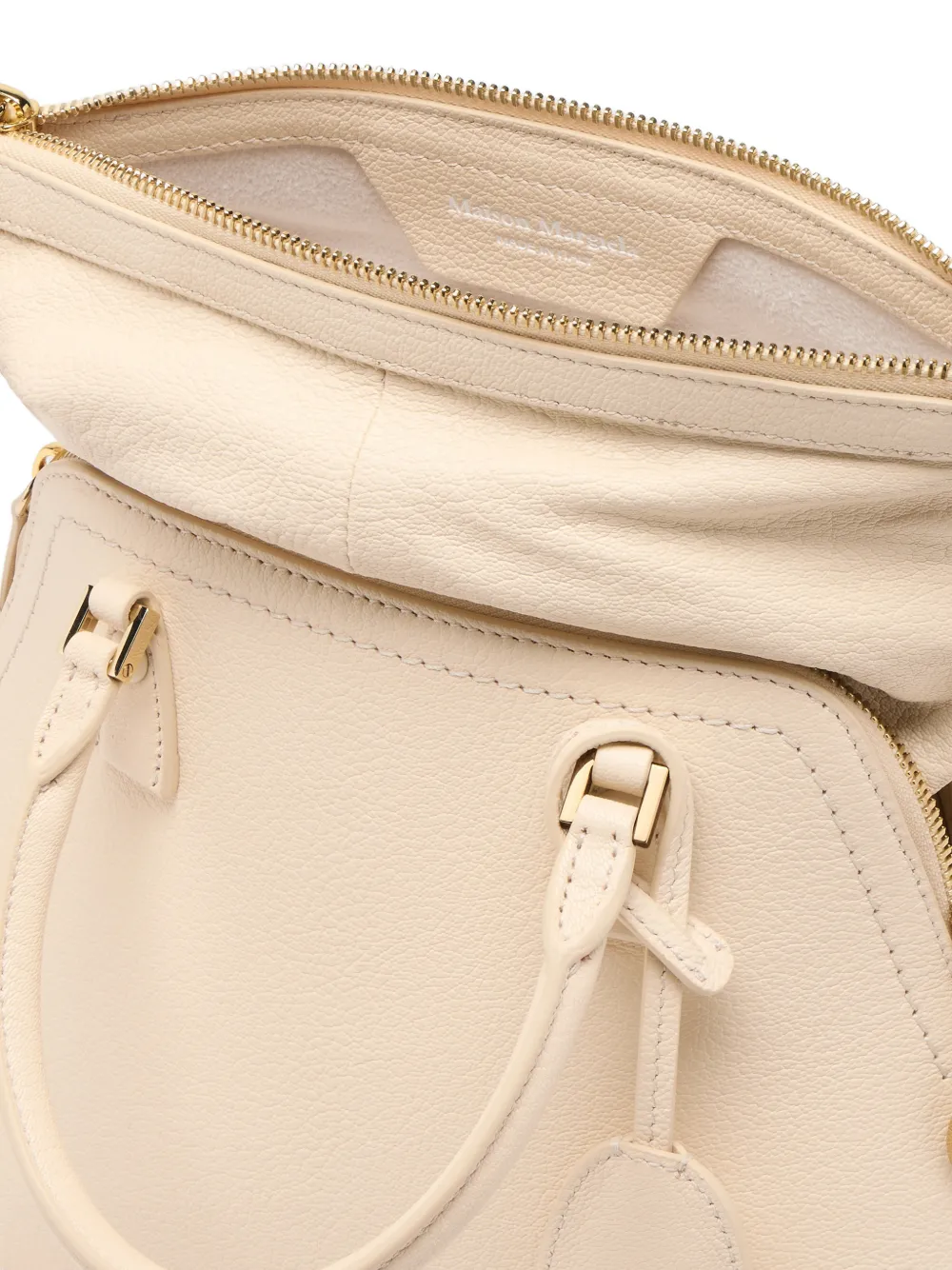 Maison Margiela 5AC leren shopper Beige