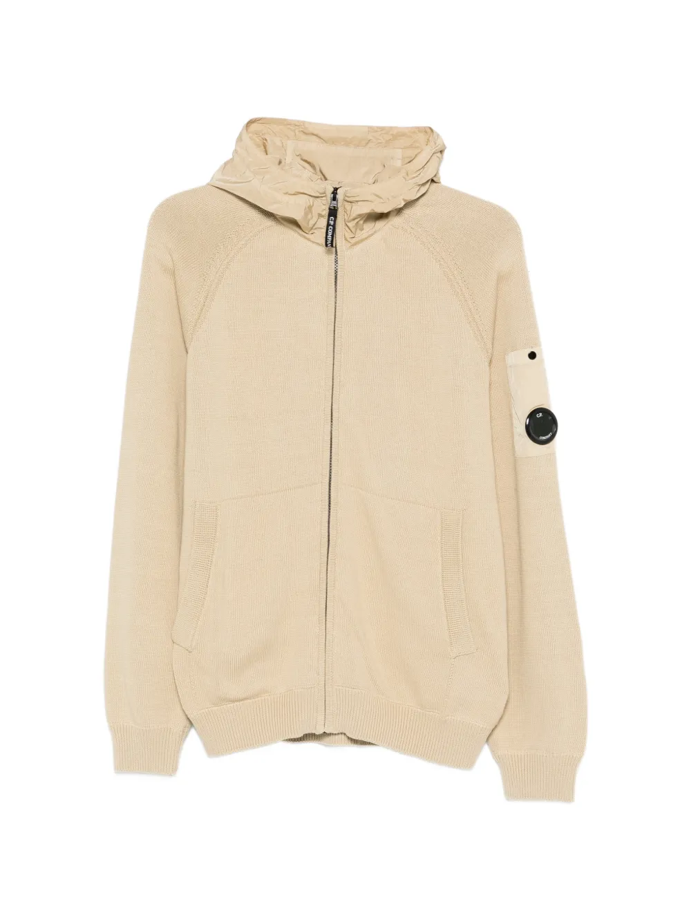 C.P. Company Kids zipped hoodie - Toni neutri