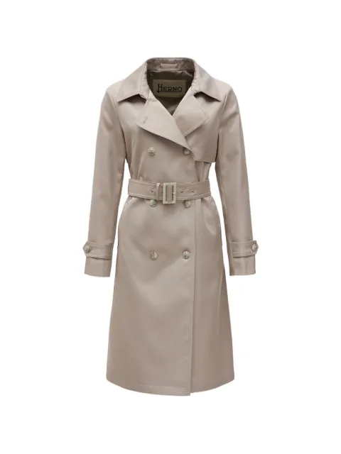 Herno belted double-breasted trench coat