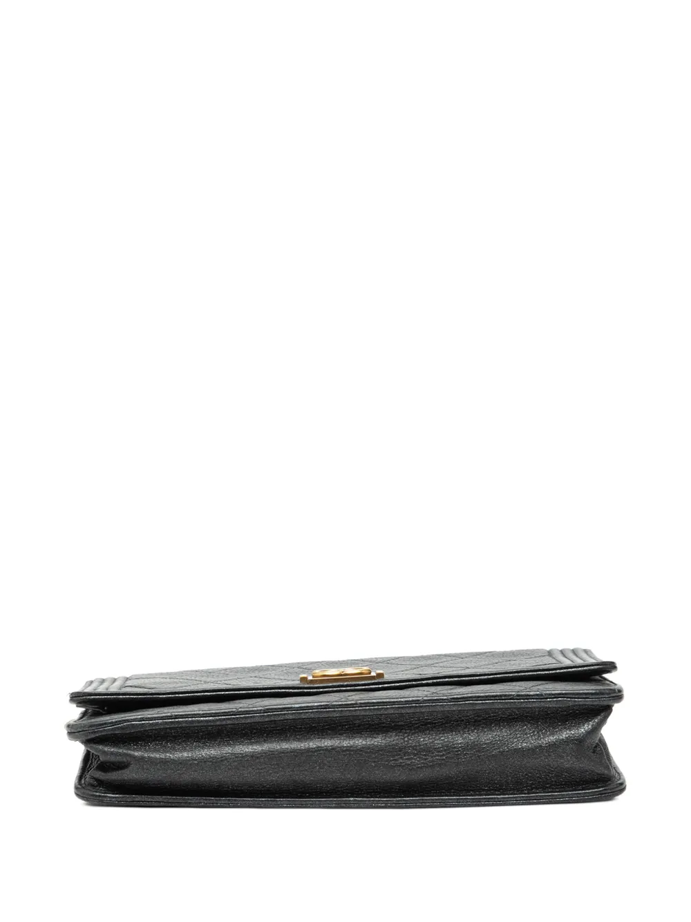 2014-2015 Quilted Calfskin Boy Wallet On Chain Crossbody Bag
