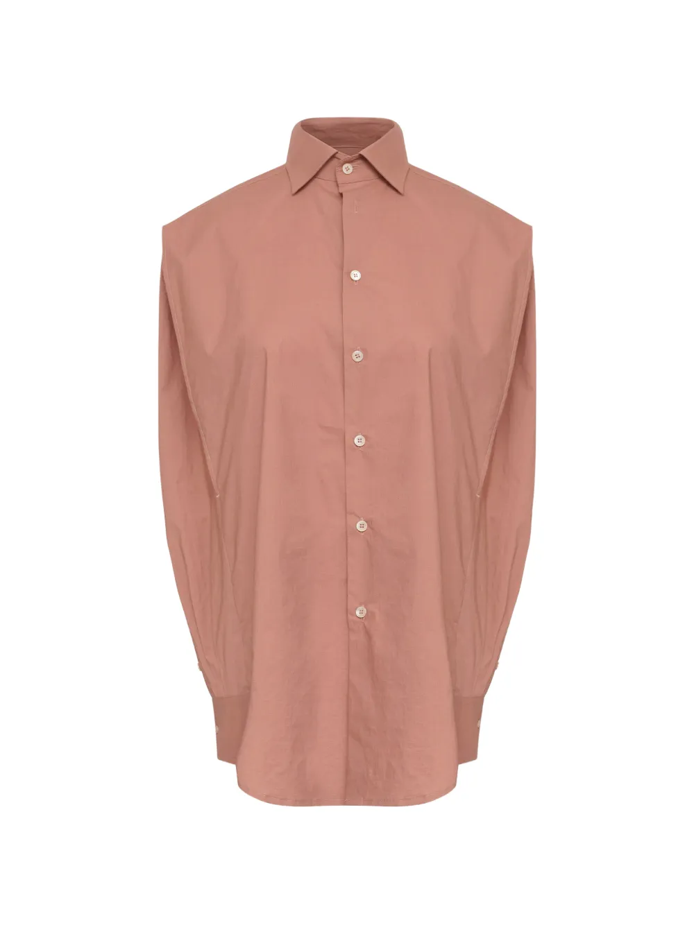 MM6 Maison Margiela Klassisches Hemd - Braun