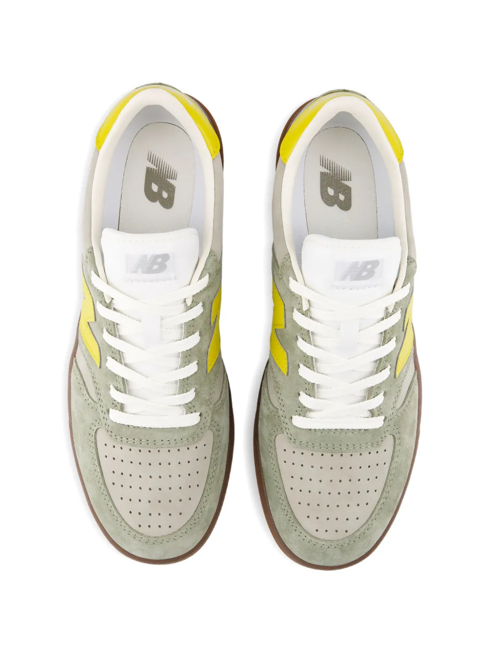 New Balance T500 geperforeerde sneakers Groen