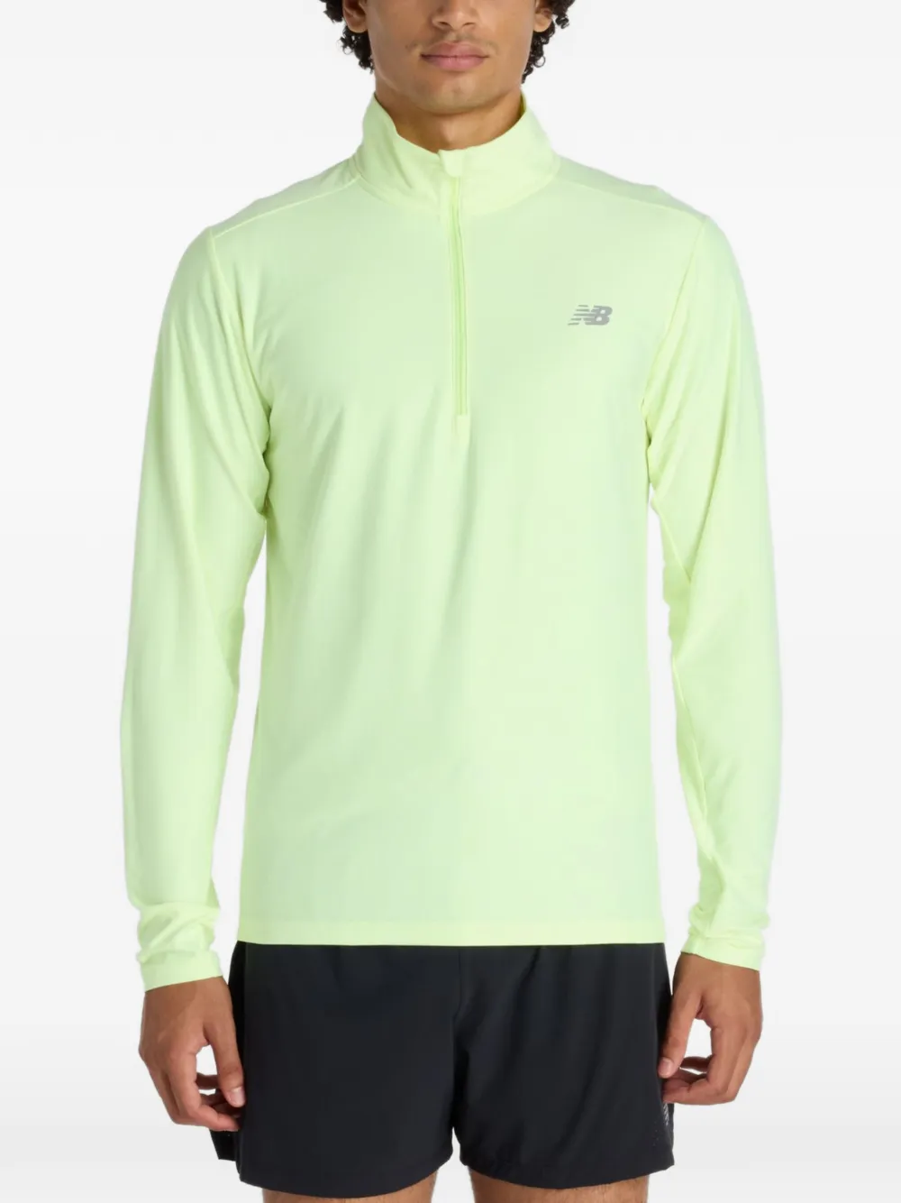 New Balance space dye zip knitwear - Verde