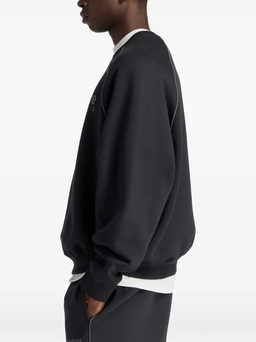 New Balance Sweater met ronde hals Zwart
