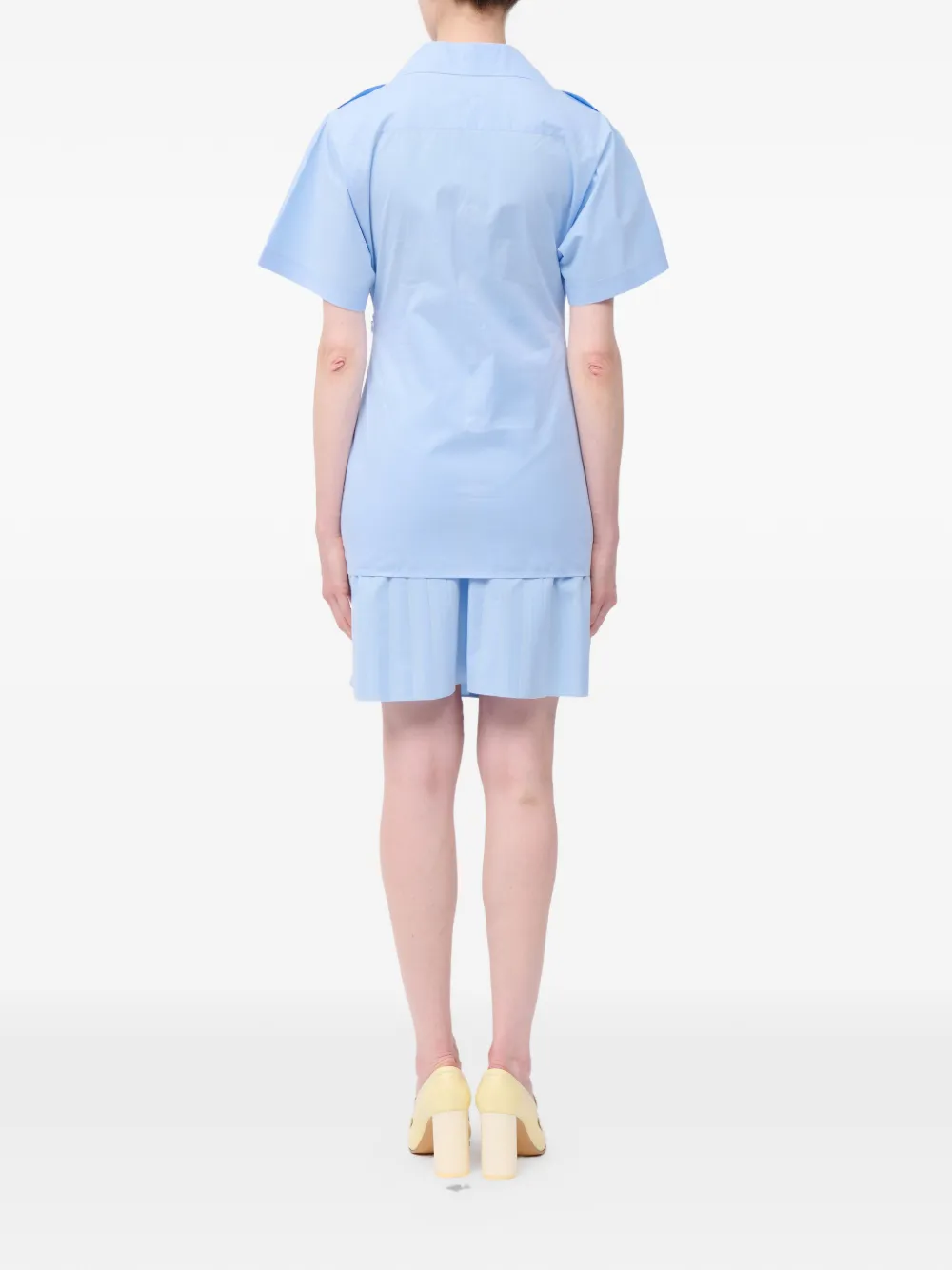 MM6 Maison Margiela Overhemd met opgestikte zak Blauw