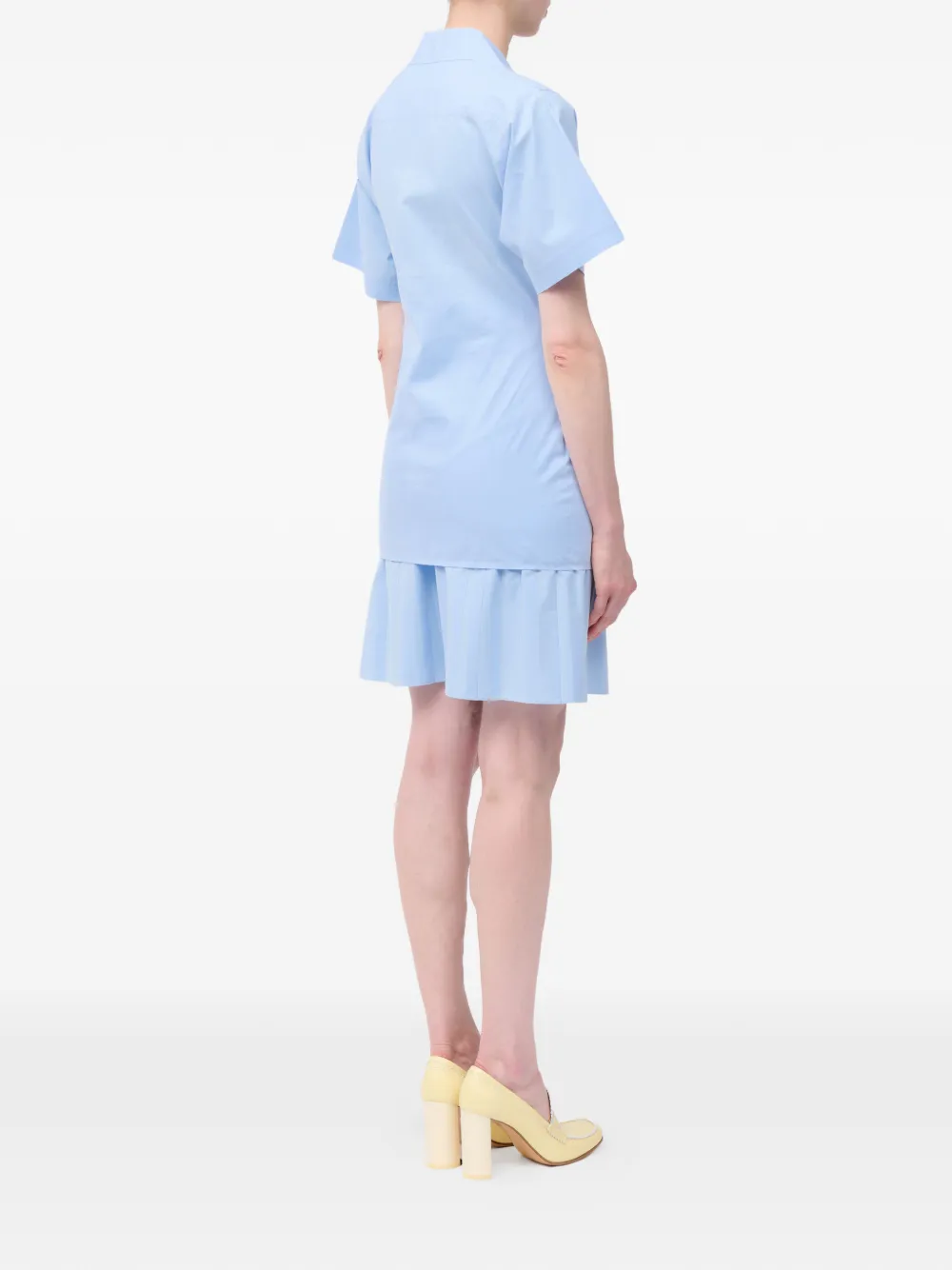MM6 Maison Margiela Overhemd met opgestikte zak Blauw
