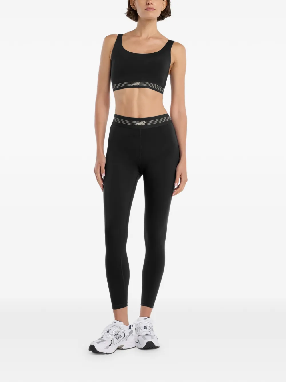 New Balance AC pluche band bh Zwart