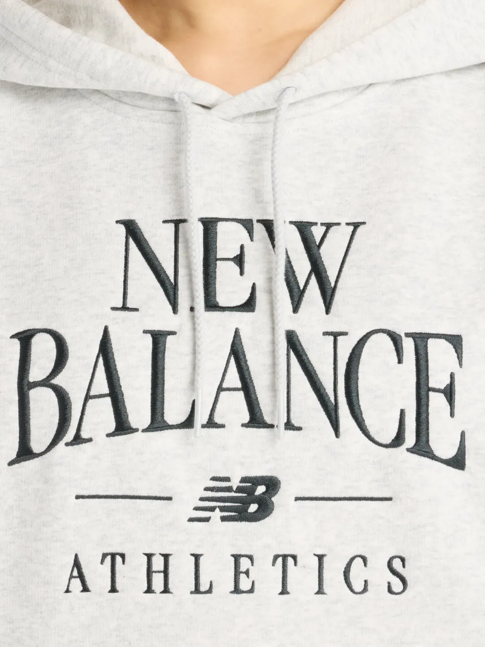 New Balance Hoodie met borduurwerk Grijs