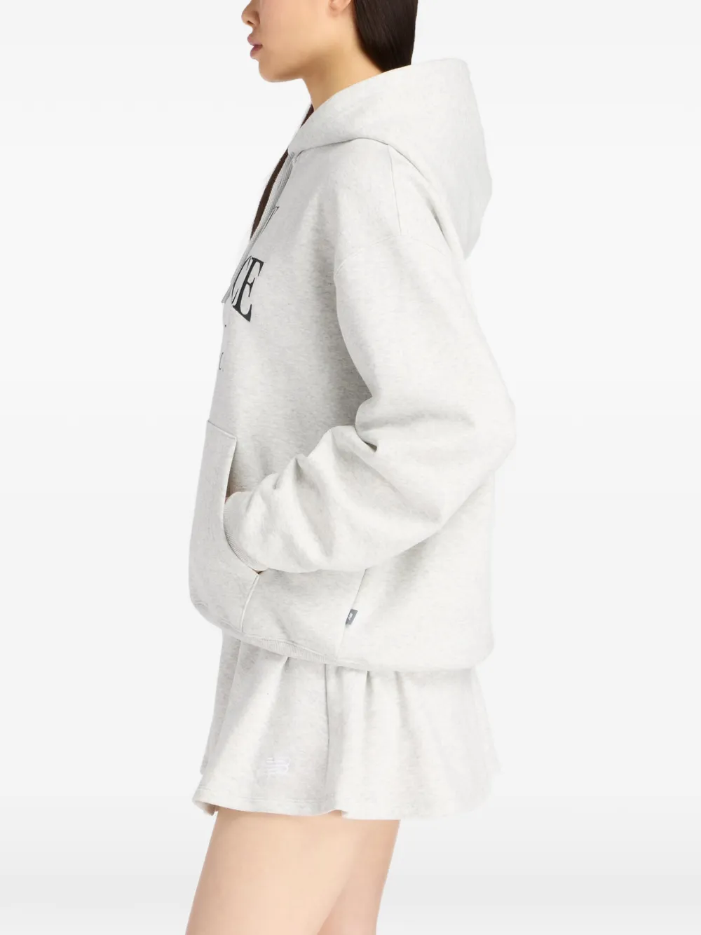 New Balance Hoodie met borduurwerk Grijs