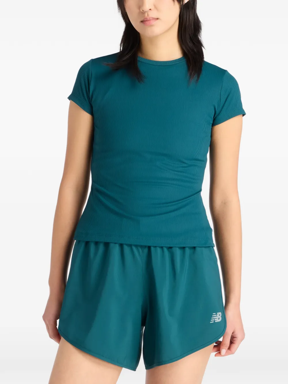 New Balance T-shirt aderente - Verde