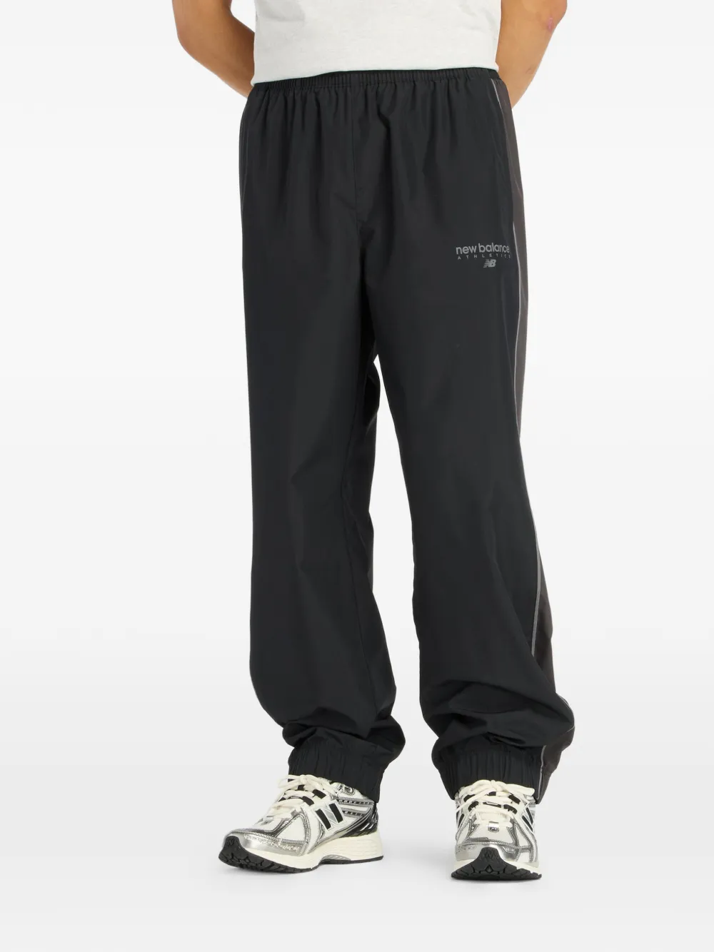 New Balance logo-detail track pants - Nero
