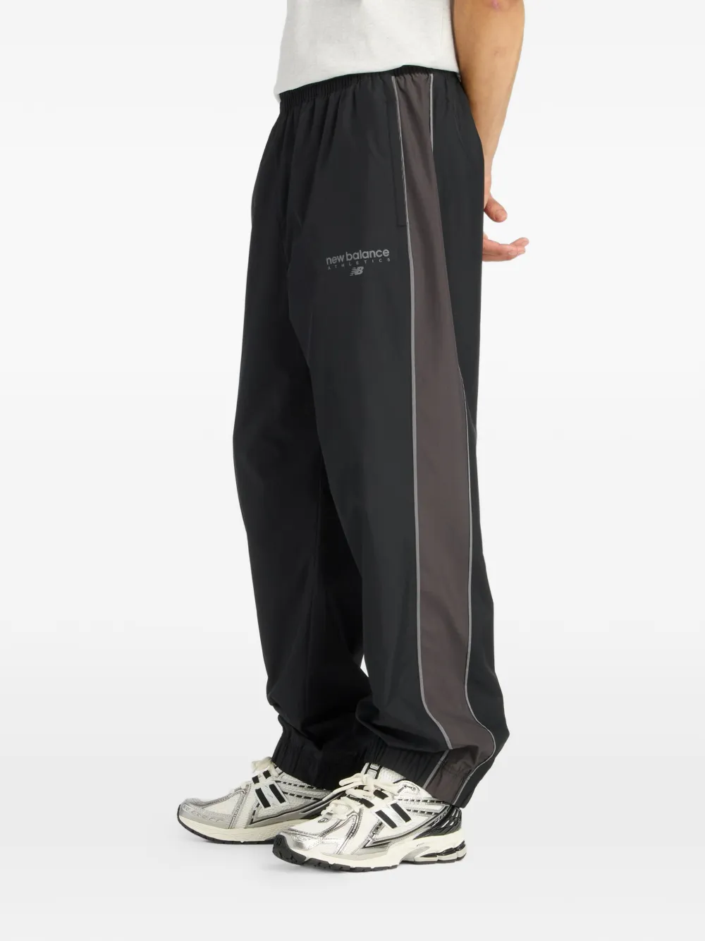 New Balance Trainingsbroek met logo-detail Zwart