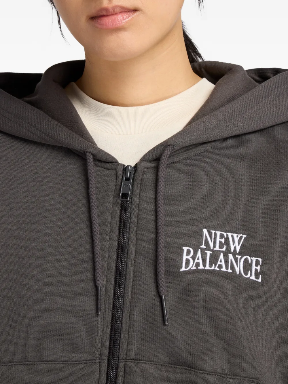 New Balance Hoodie met rits Zwart