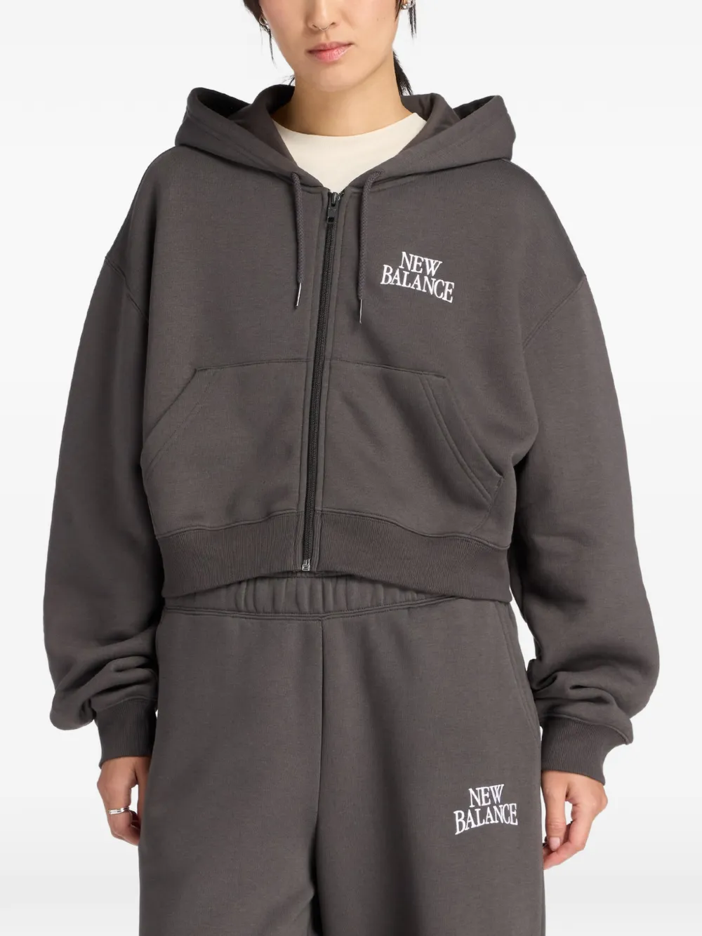 New Balance full-zip hoodie - Nero