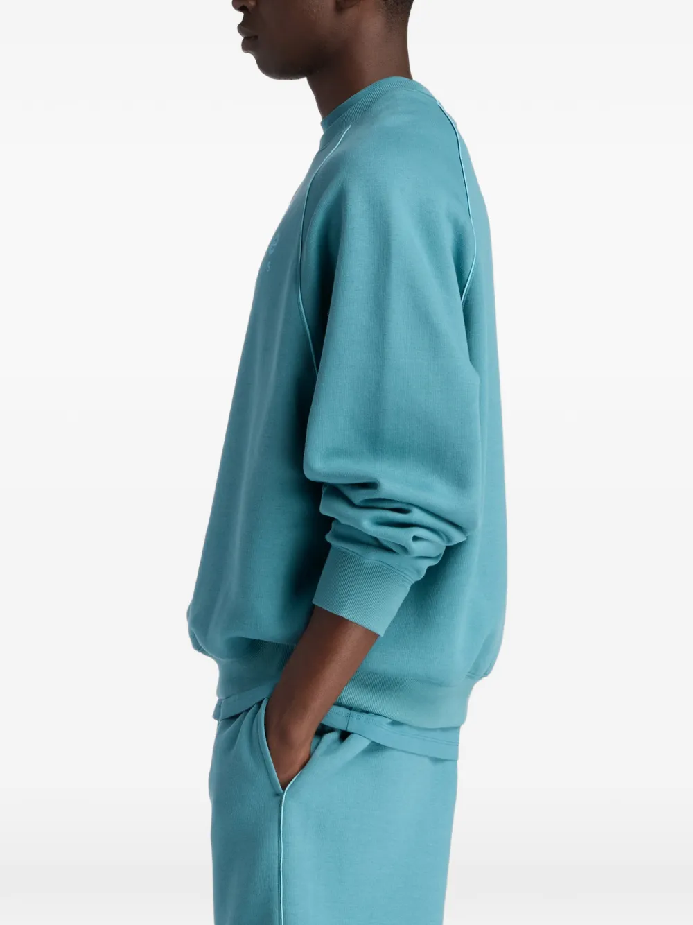 New Balance Sweater met ronde hals Blauw