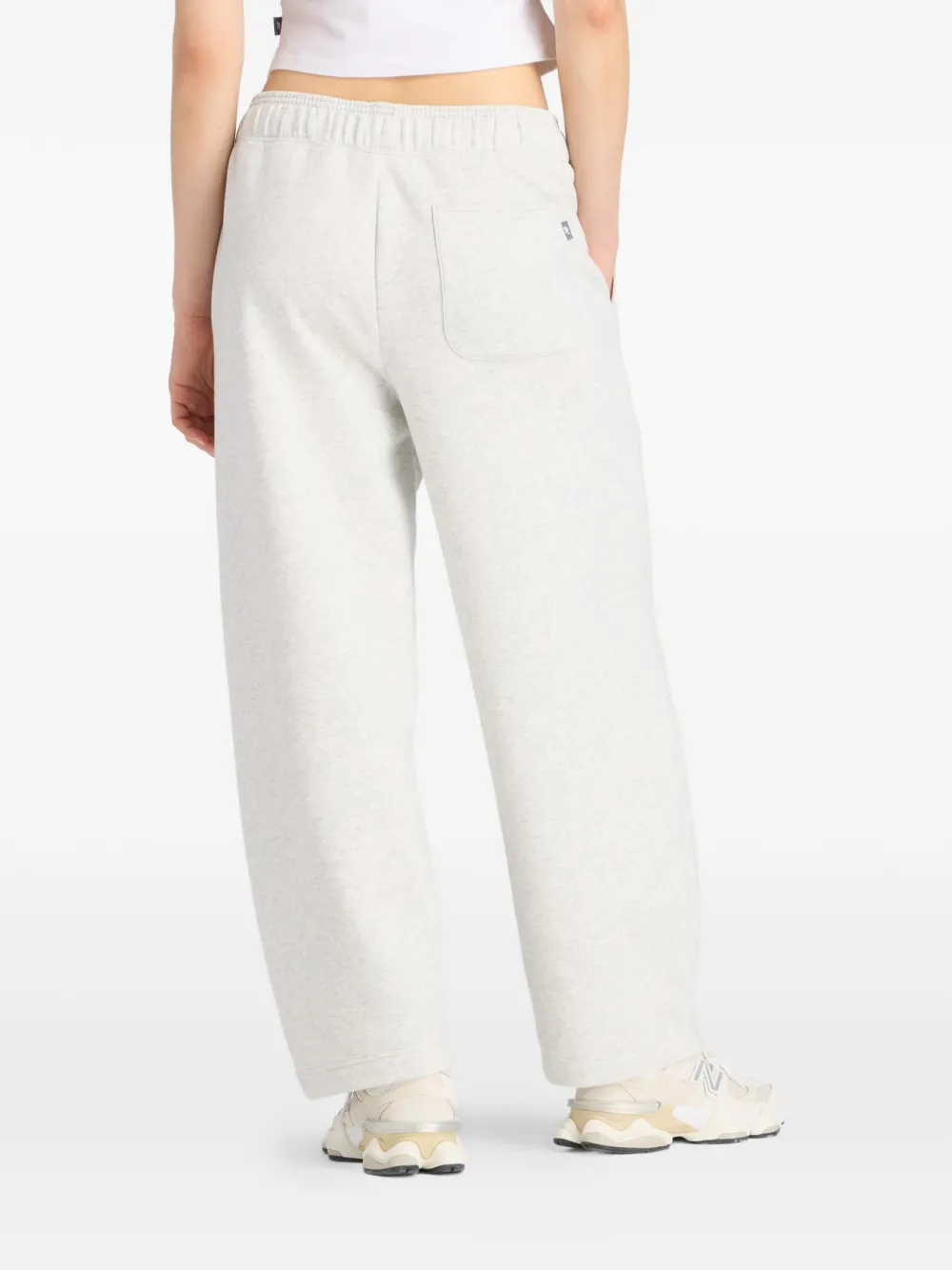 New Balance Barrel fleece trainingsbroek met print Grijs