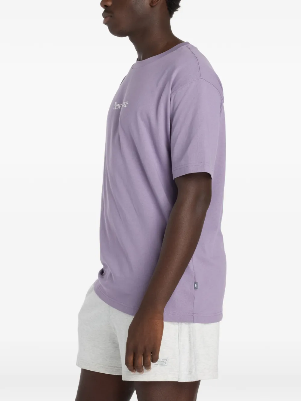 New Balance N Collage T-shirt met grafische print Paars