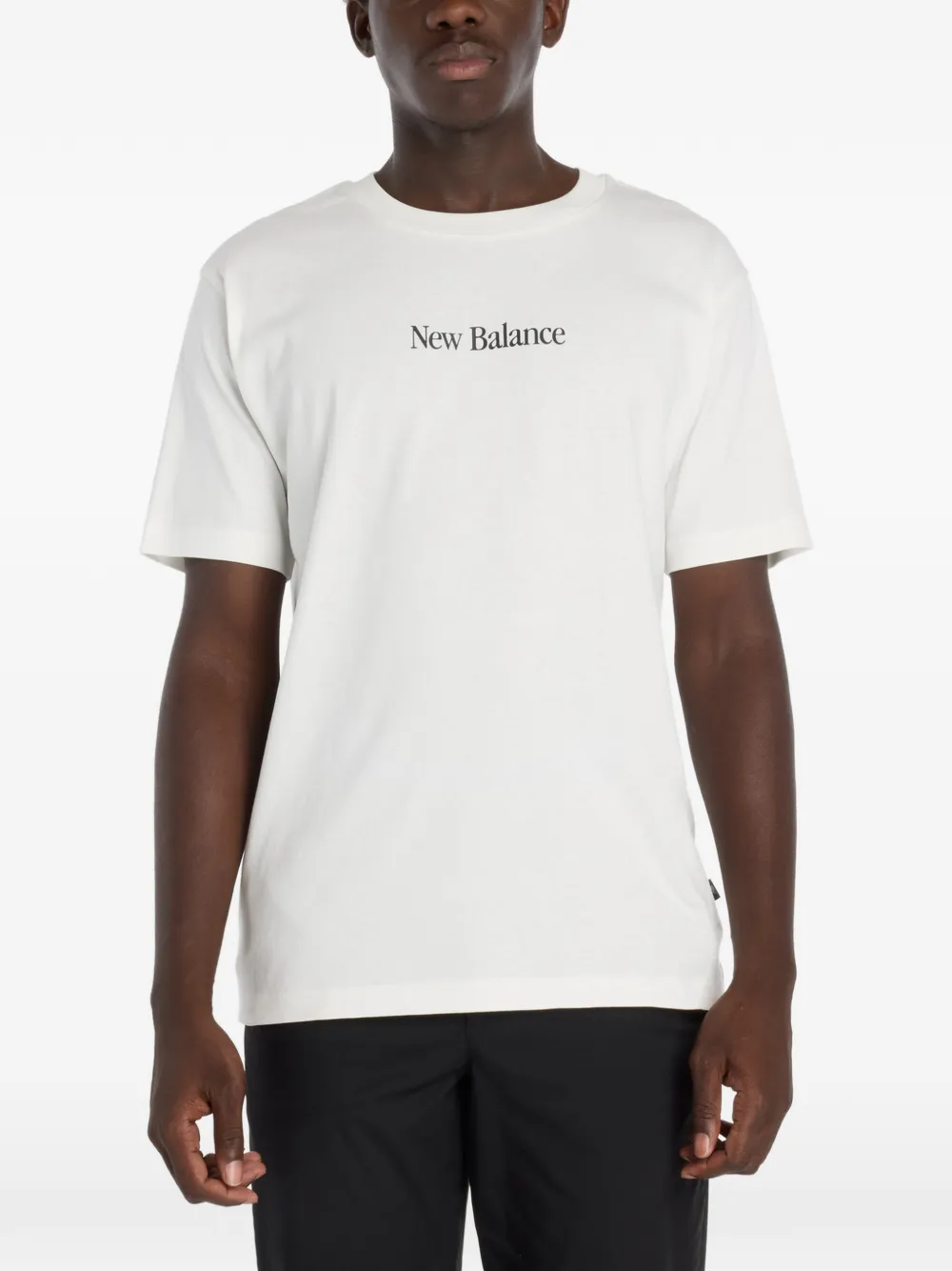 New Balance logo-print T-shirt - Bianco