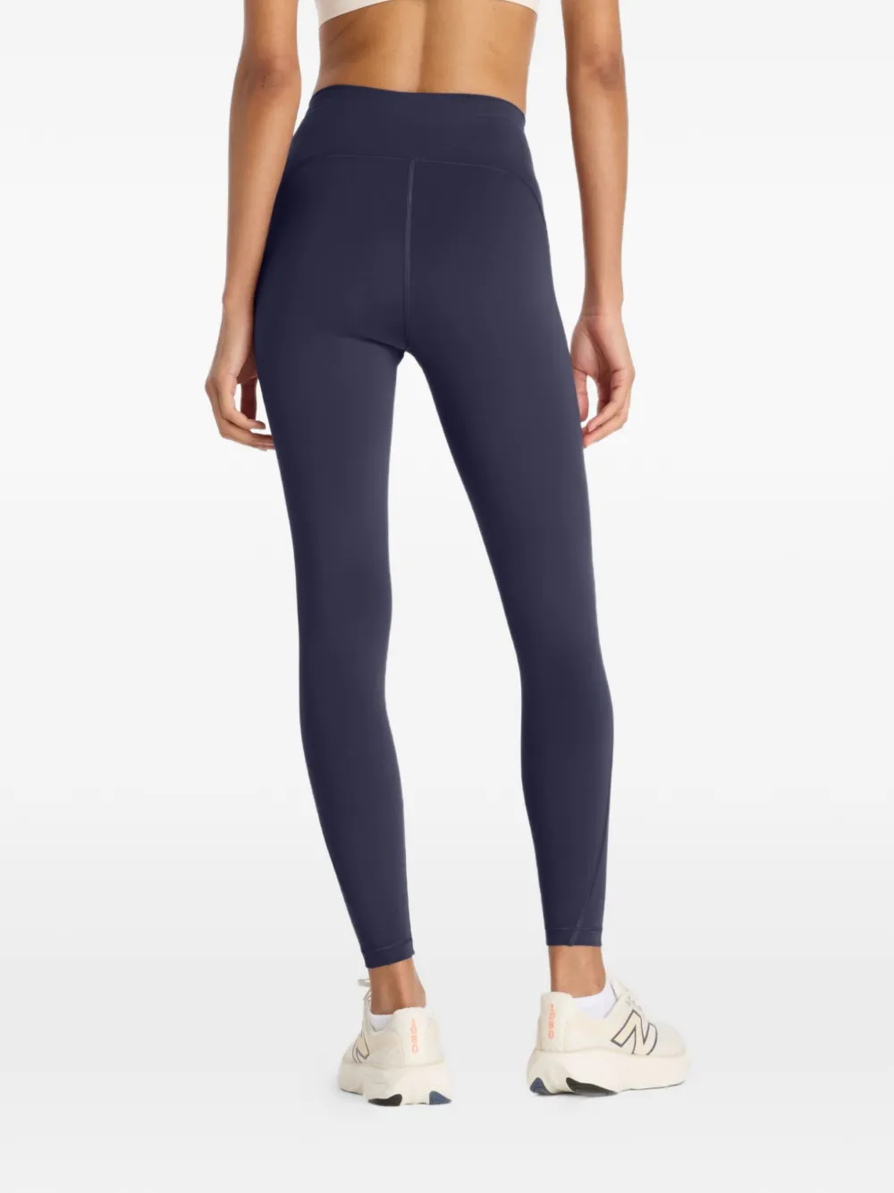 New Balance Legging met logoprint Blauw