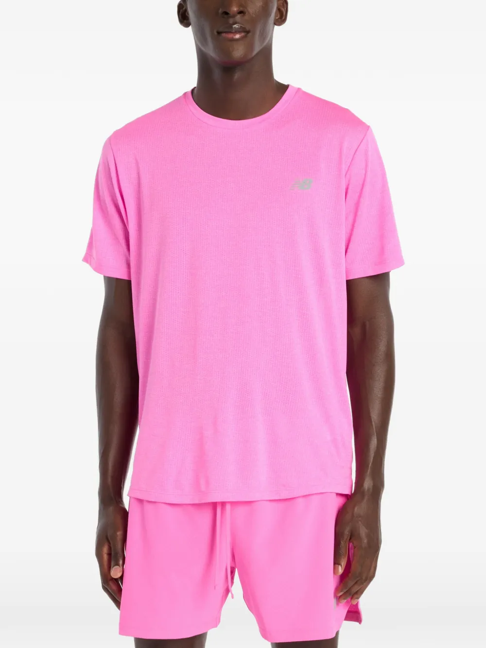 New Balance T-shirt Essential con logo - Rosa