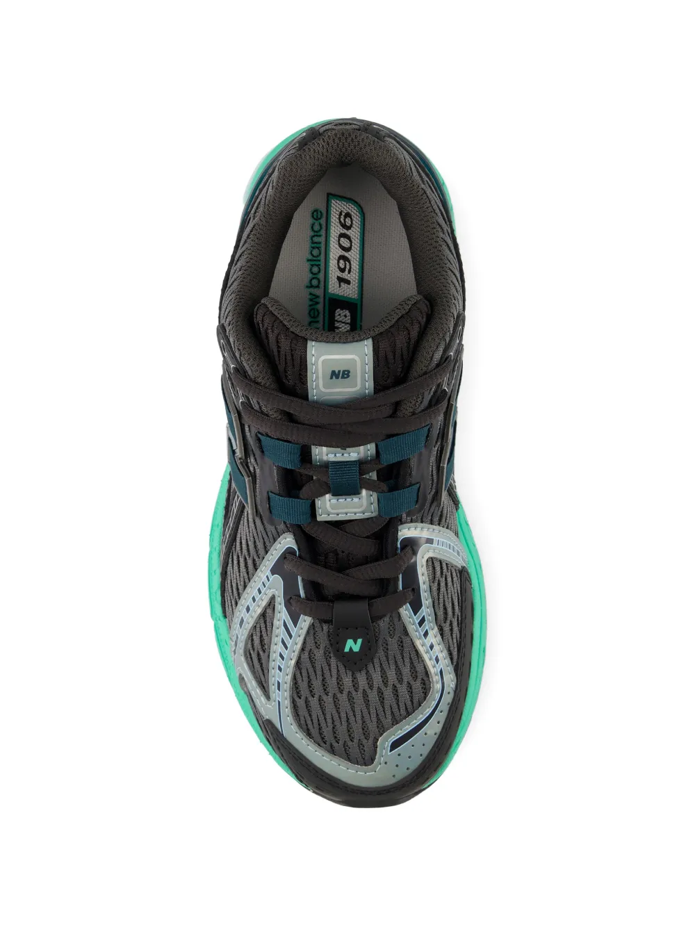 New Balance Kids 1906R sneakers met kant Zwart