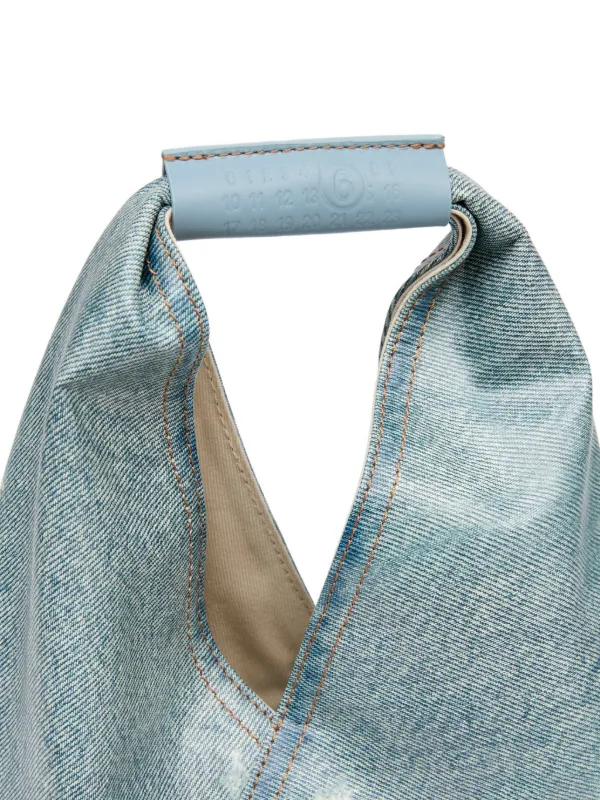 MM6 Maison Margiela Handle Japanese Bag | Blue | FARFETCH OM
