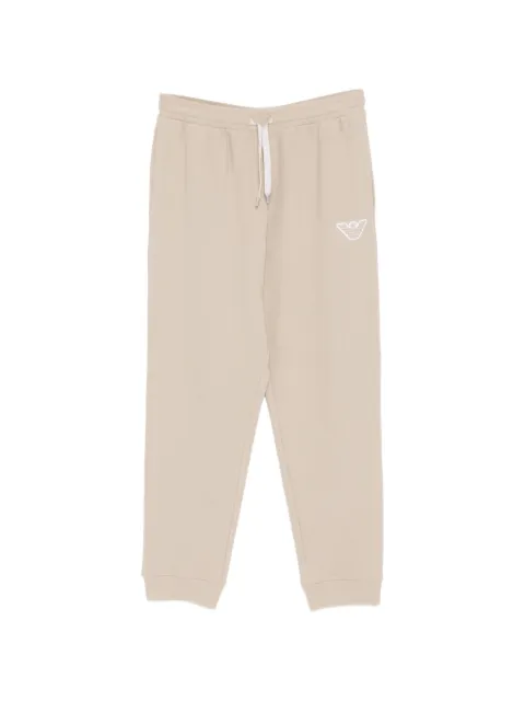 Emporio Armani drawstring logo trousers