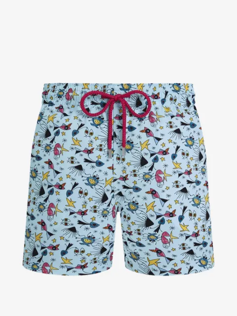 Vilebrequin short de bain à imprimé abstrait