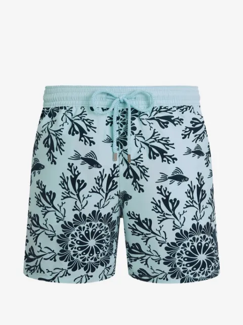 Vilebrequin drawstring print swim shorts