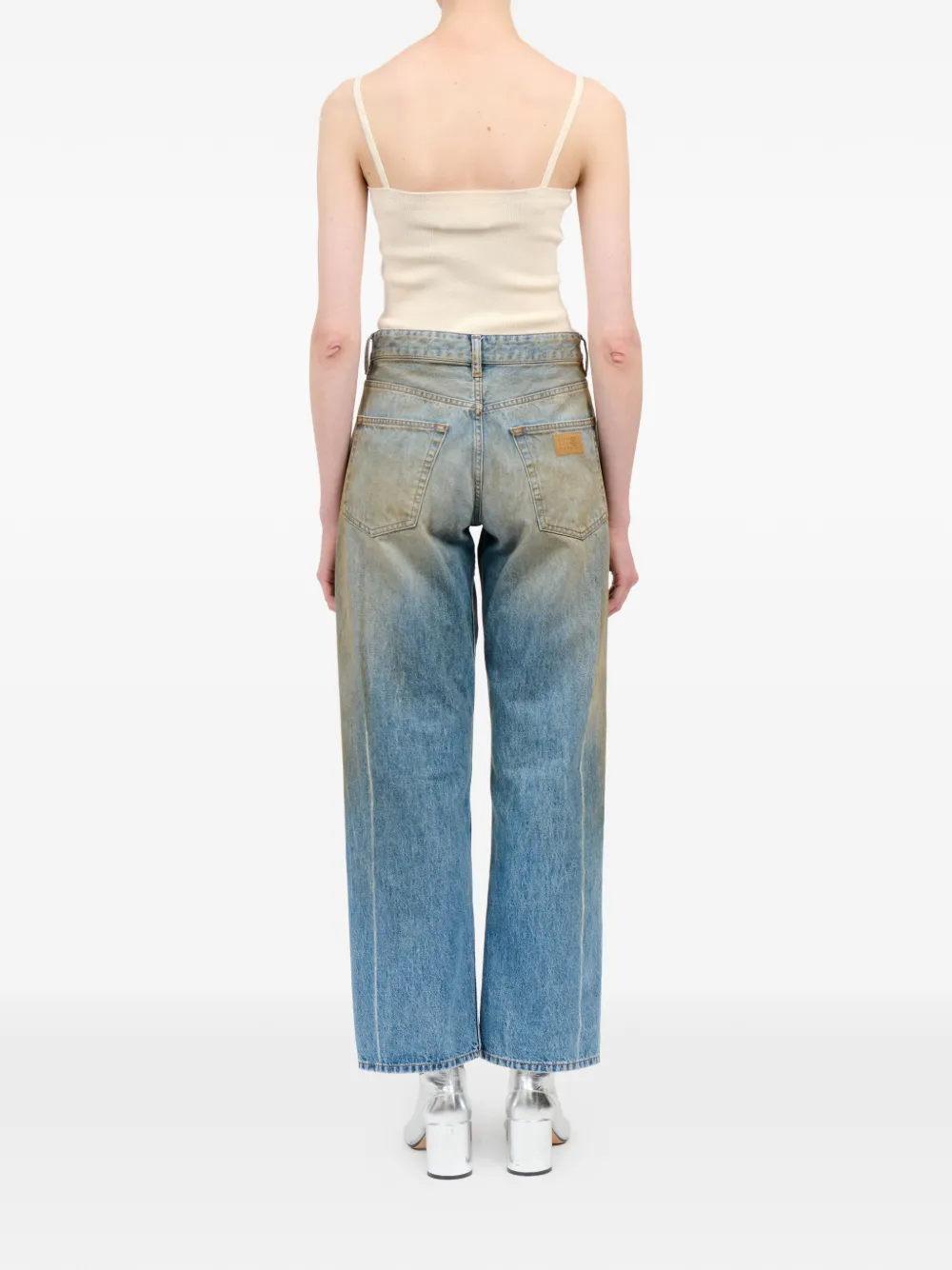 MM6 Maison Margiela Straight jeans Blauw