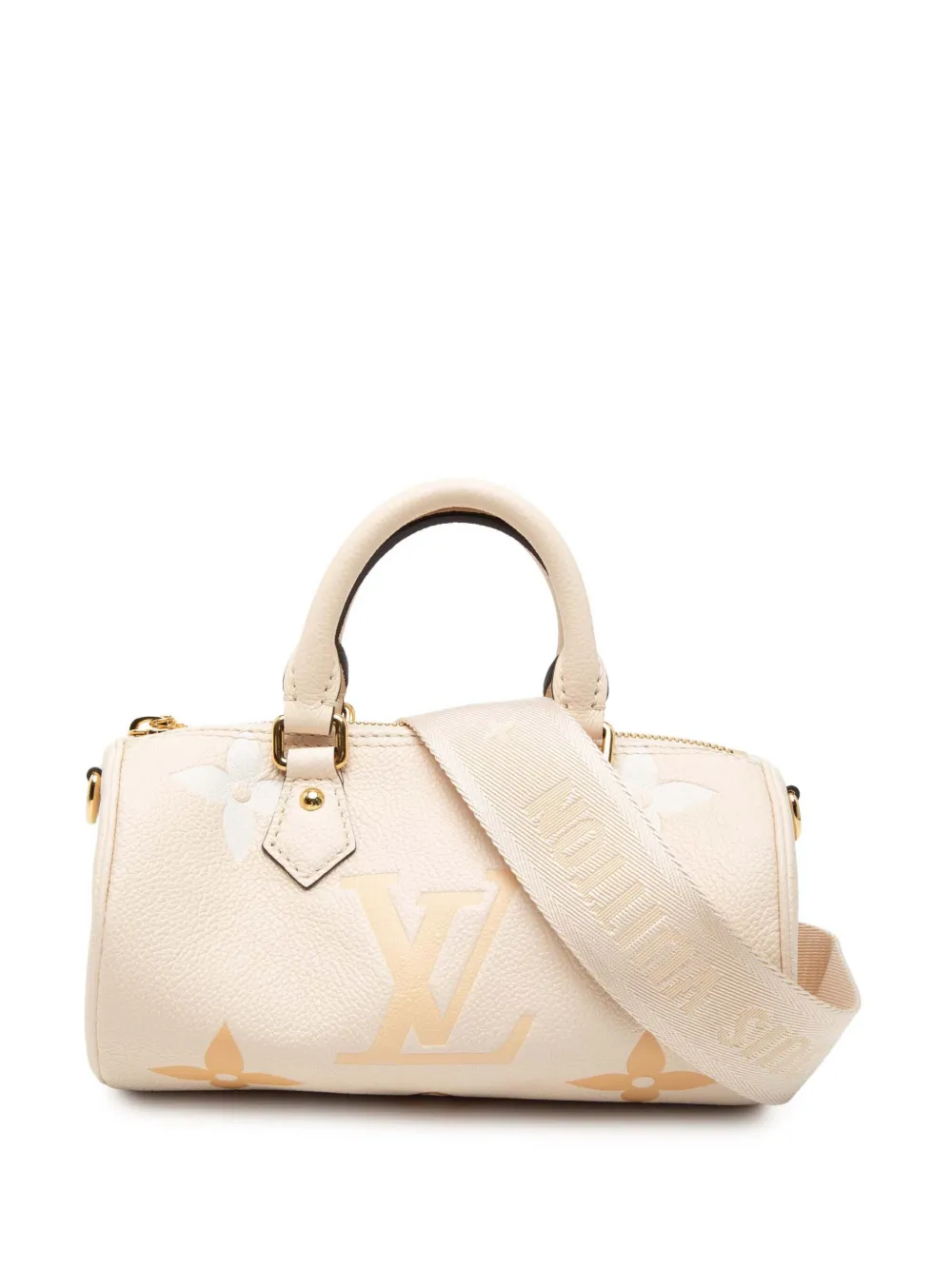 Louis Vuitton Pre-Owned Borsa a tracolla By The Pool Papillon BB in pelle Empreinte Monogram Giant 2021-2025 - Marrone