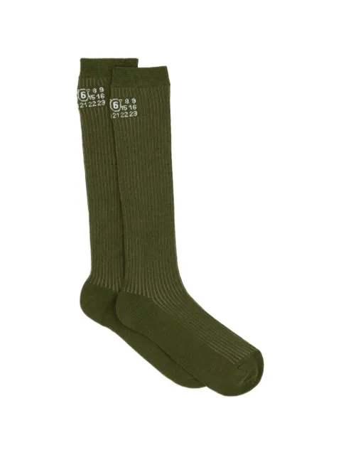 MM6 Maison Margiela logo-detail socks