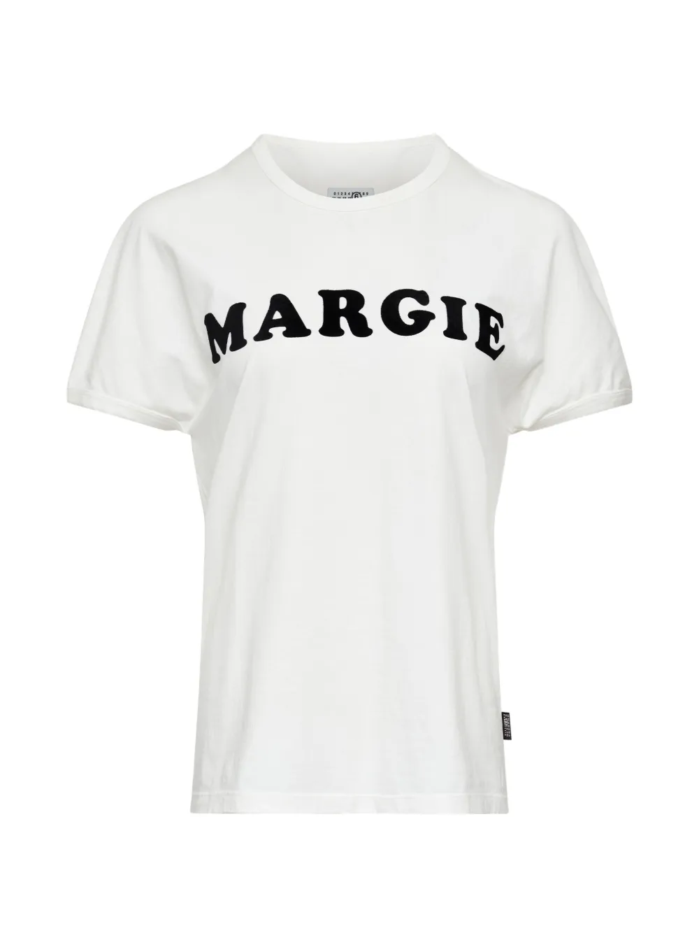 MM6 Maison Margiela T-shirt Margie con stampa - Toni neutri
