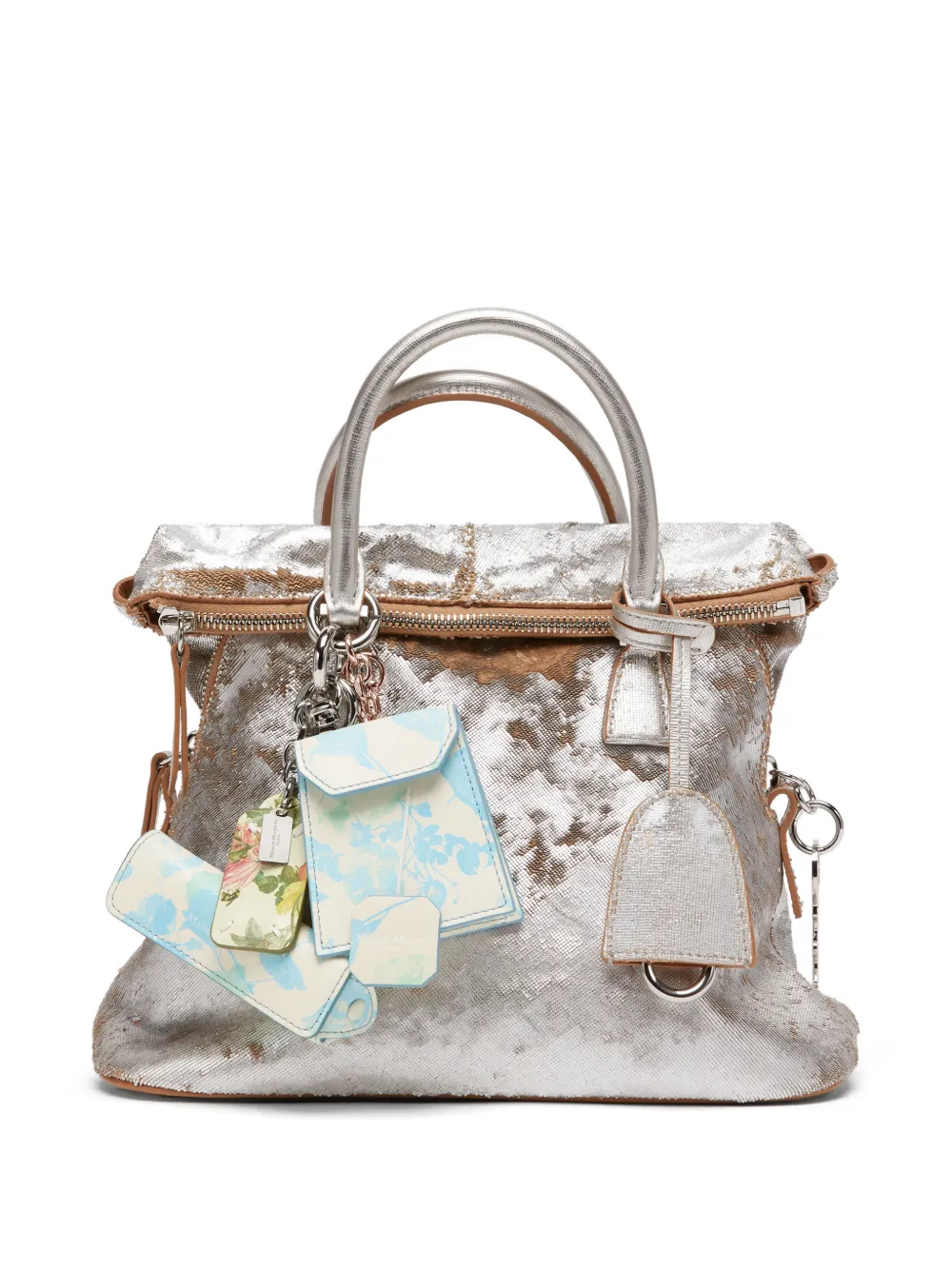  Maison Margiela Floral Keyring - Neutrals 