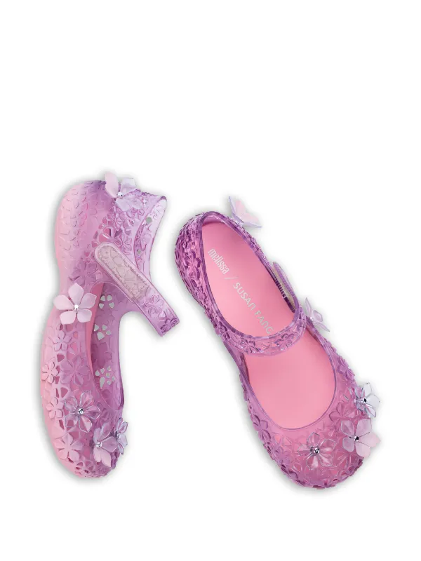 Melissa x Susan Fang Luna Bloom Ballet Flats | Pink | FARFETCH