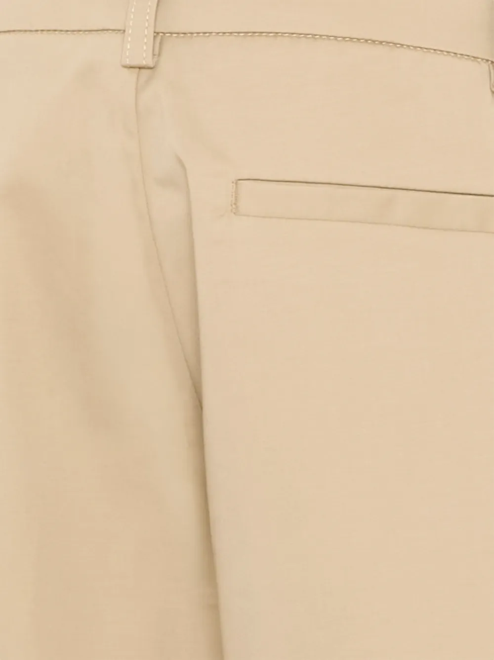 DONDUP KIDS Shorts met riemlussen Beige