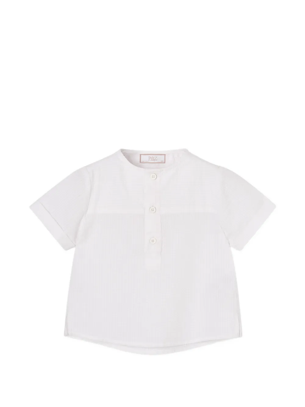 Paz Rodriguez Buttoned Shorts Set - White 