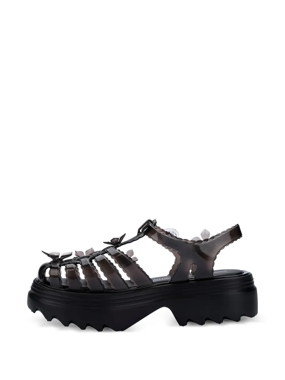 Melissa x Susan Fang Possession sandalen met plateauzool Zwart