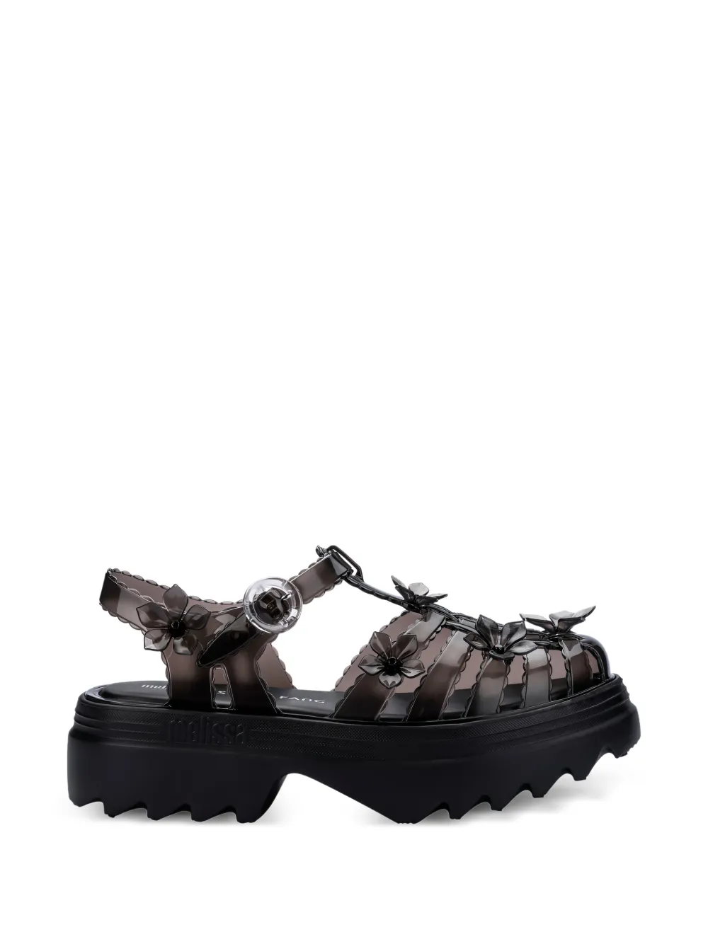 Melissa x Susan Fang Possession sandalen met plateauzool Zwart