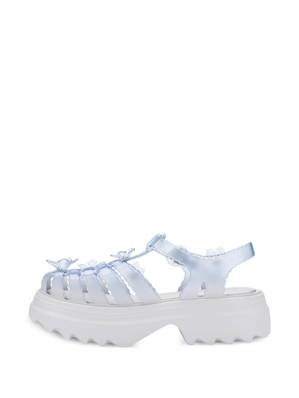 Melissa x Susan Fang Possession sandalen met plateauzool Wit